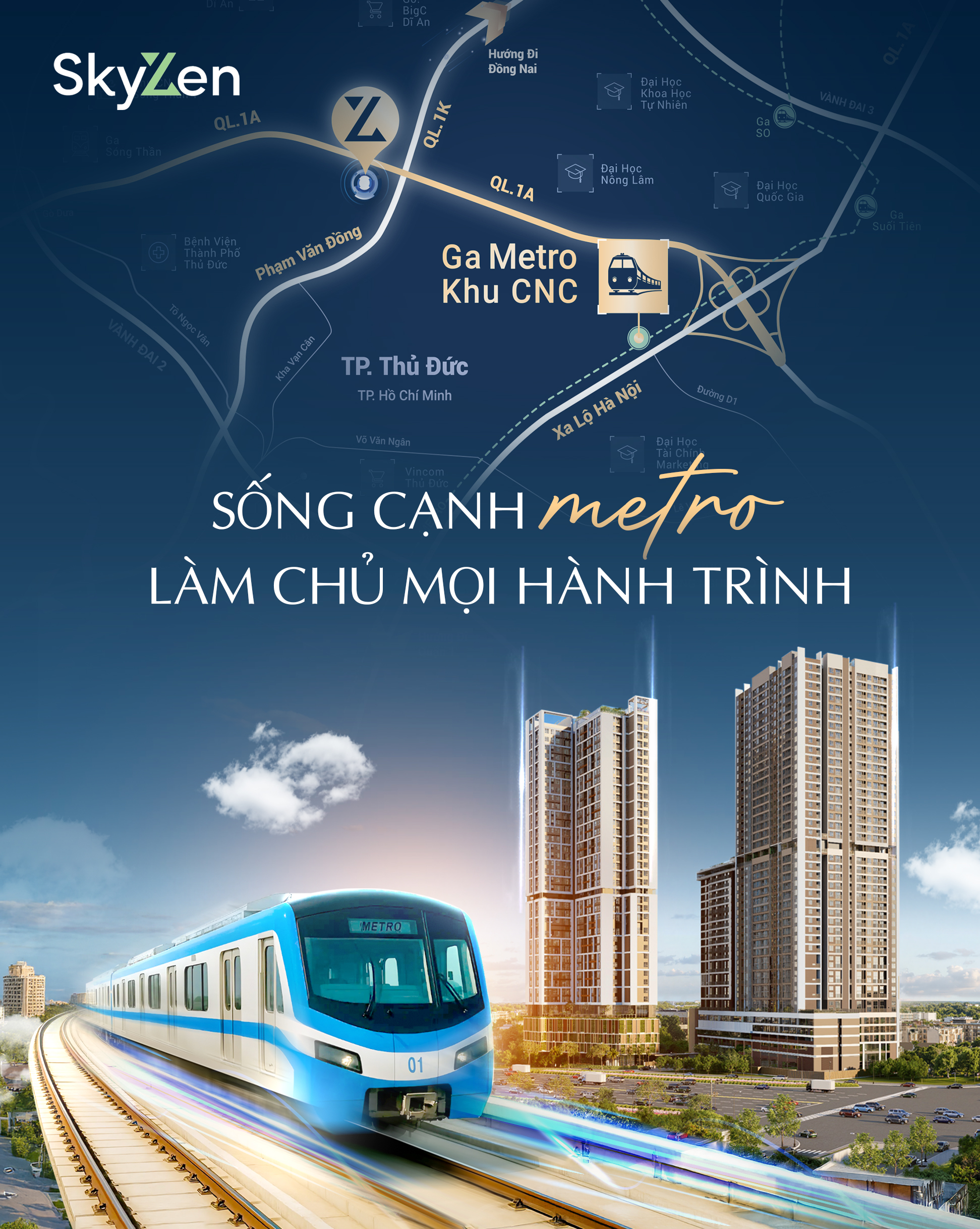 Song canh metro
