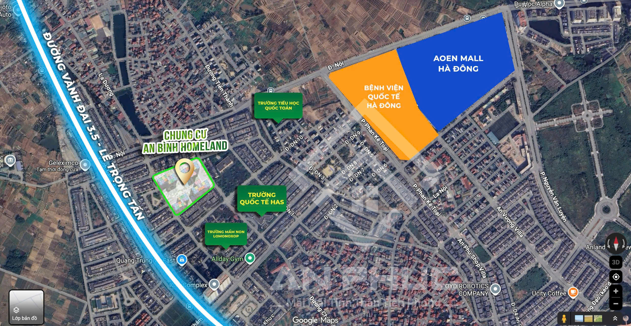 ban do mat bang tien ich