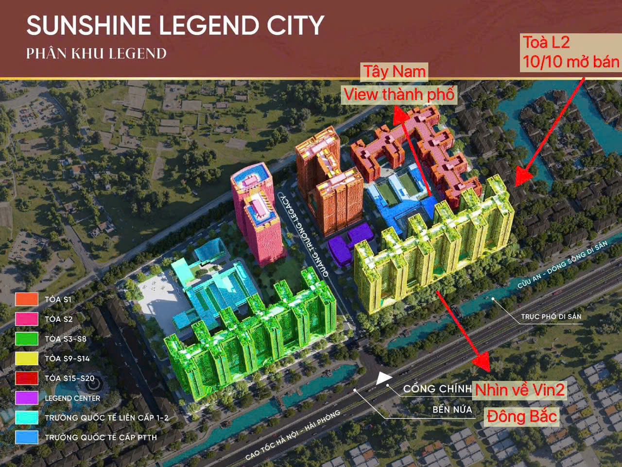 mat bang cac phan khu du an Sunshine Legend City
