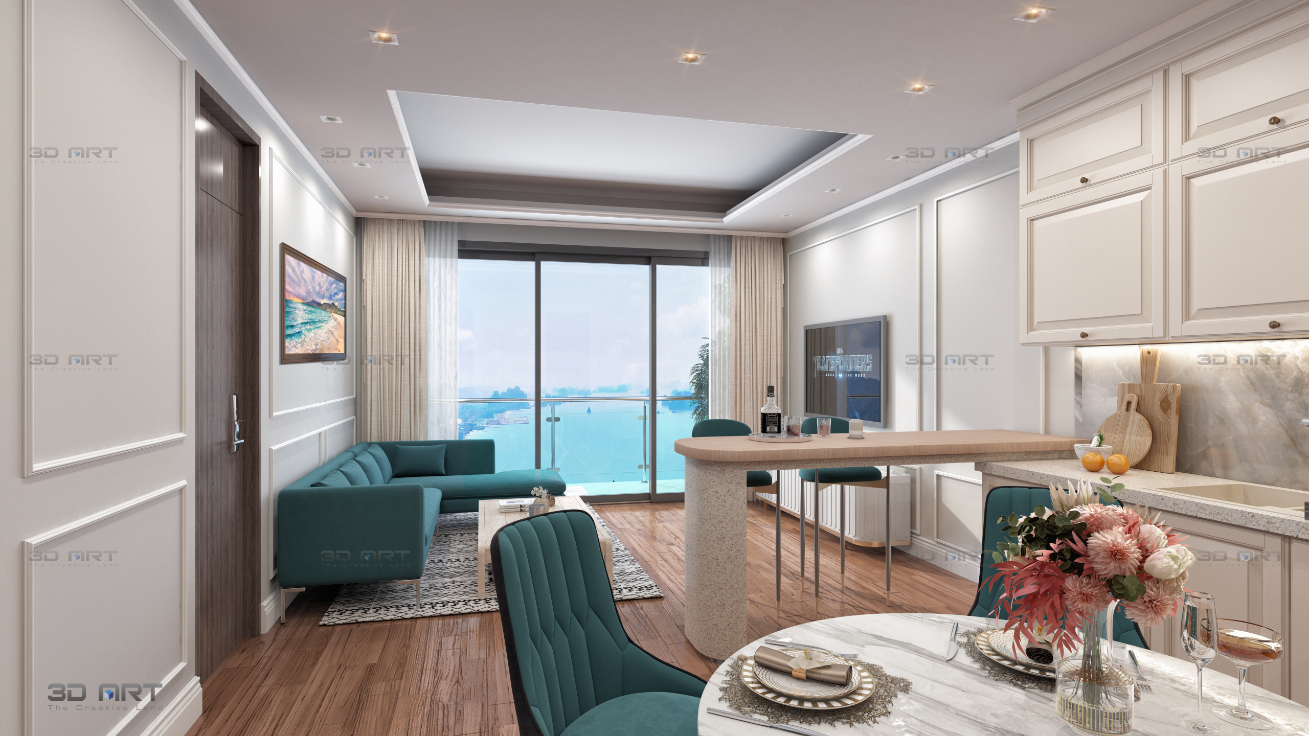 CLUB SUITE A_KHACH BEP (1)